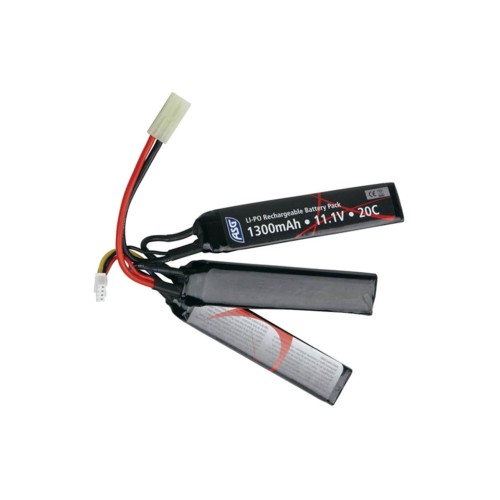 ASG Batterie LiPo 11.1V 1300mAh 3 sticks