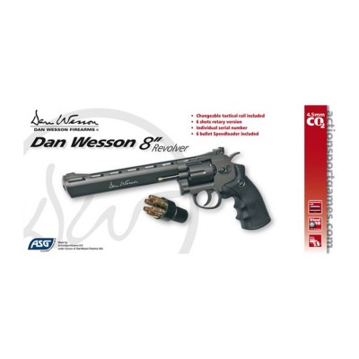 Dan Wesson 8" 4.5mm Noir CO2 3J