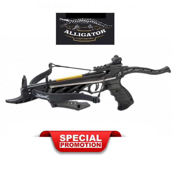 MINI CROSSBOW 80 LBS ALLIGATOR BLACK